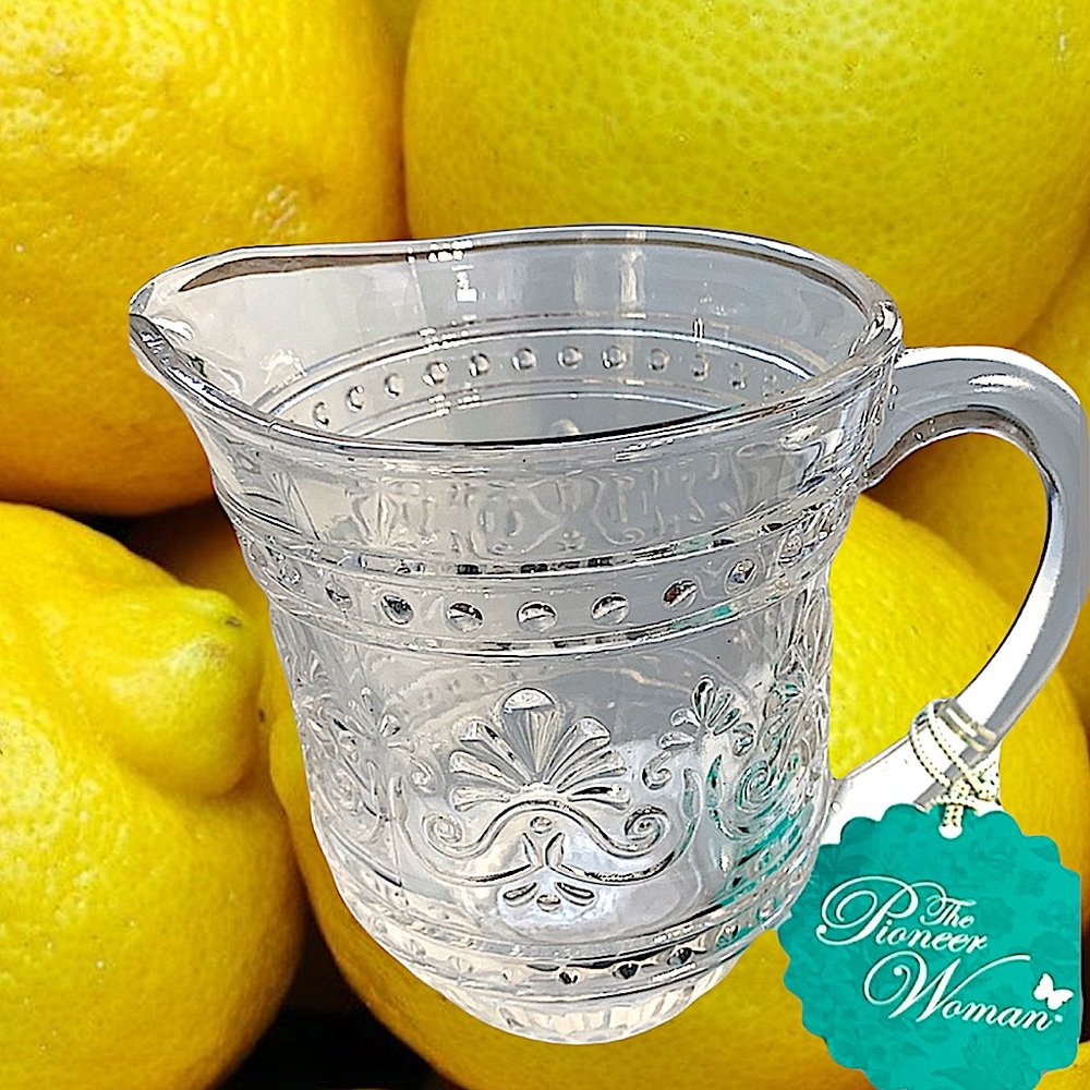 Pioneer woman limited edition glass pitcher